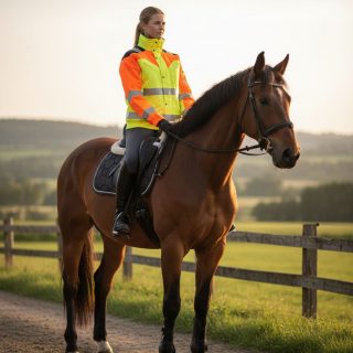 Kontrast plus Pilotenjacke , Reitjacke, Warnschutzjacke, Sicherheitsjacke