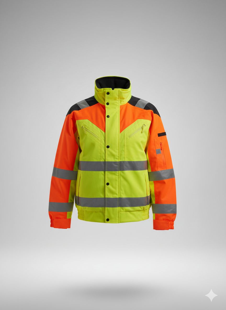 Kontrast plus Pilotenjacke , Reitjacke, Warnschutzjacke, Sicherheitsjacke – Bild 3