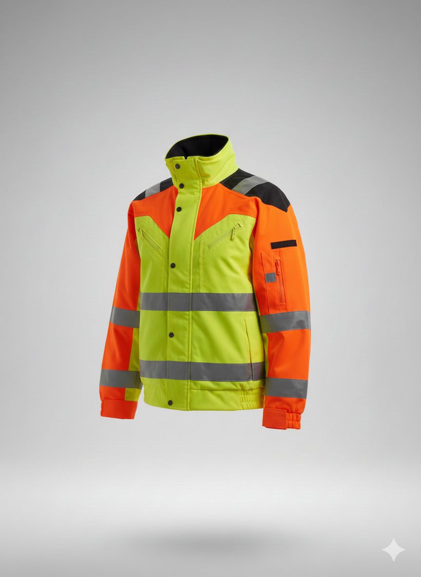 Kontrast plus Pilotenjacke , Reitjacke, Warnschutzjacke, Sicherheitsjacke – Bild 4