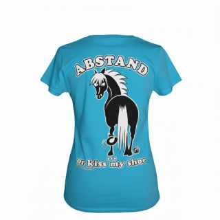 T-Shirt "Kiss my..." Ladyfit